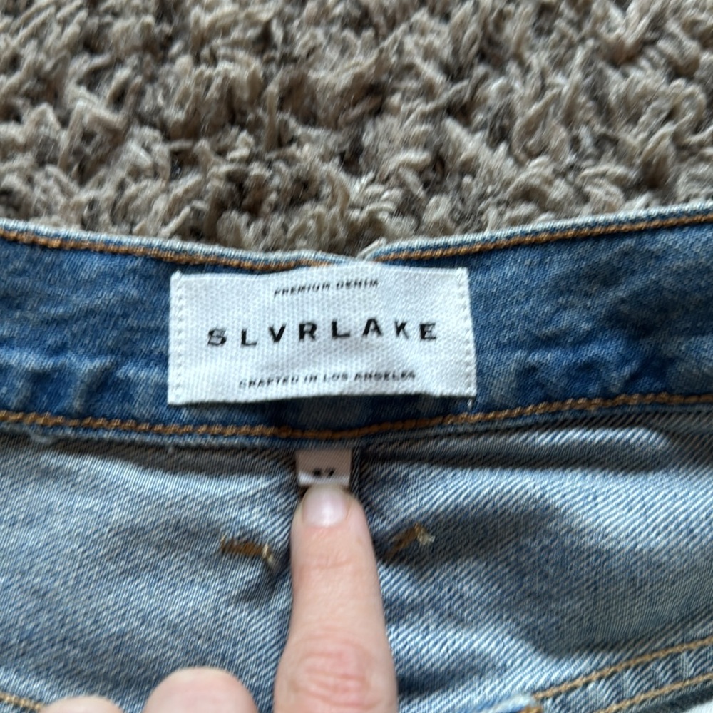 SLVRLAKE london distressed jeans in Shutdown - Picture 5 of 6